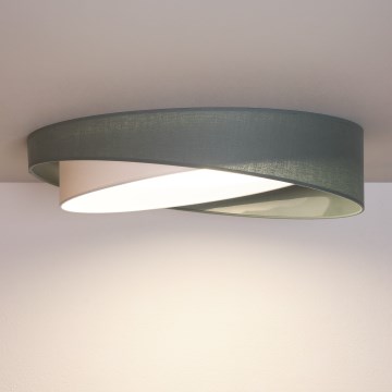 BRILAGI - LED dimmbare Deckenleuchte VELVET TWIST LED/36W/230V 3000-6000K Ø 65 cm Wi-Fi Tuya Beacon grün/weiß + Fernbedienung