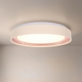 Brilagi - LED dimmbare Deckenleuchte WALDO LED/48W/230V 3000-6500K Ø 40 cm beige/gold + Fernbedienung