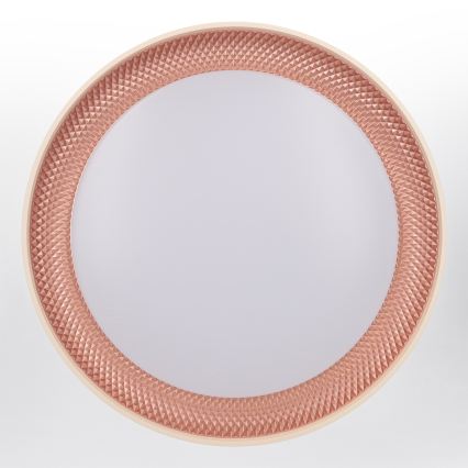 Brilagi - LED dimmbare Deckenleuchte WALDO LED/48W/230V 3000-6500K Ø 40 cm beige/gold + Fernbedienung