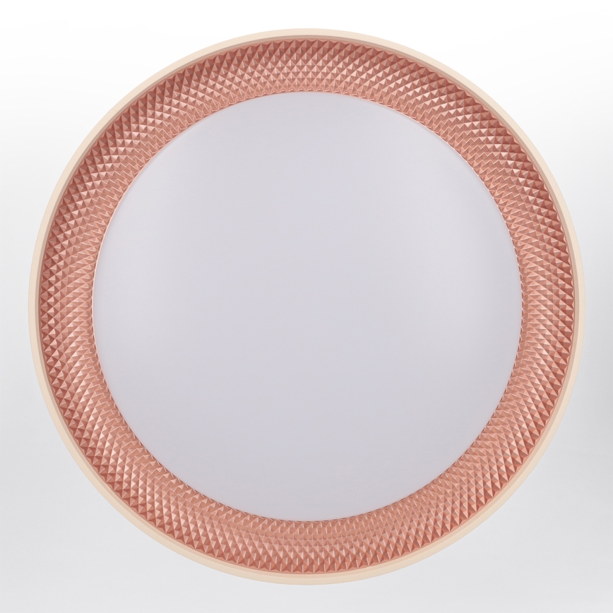 Brilagi - LED dimmbare Deckenleuchte WALDO LED/48W/230V 3000-6500K Ø 40 cm beige/gold + Fernbedienung
