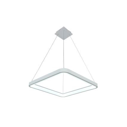 Brilagi - LED dimmbare Pendelleuchte an Kabel FALCON SLIM LED/50W/230V 3000-6500K 50x50 cm weiß + Fernbedienung