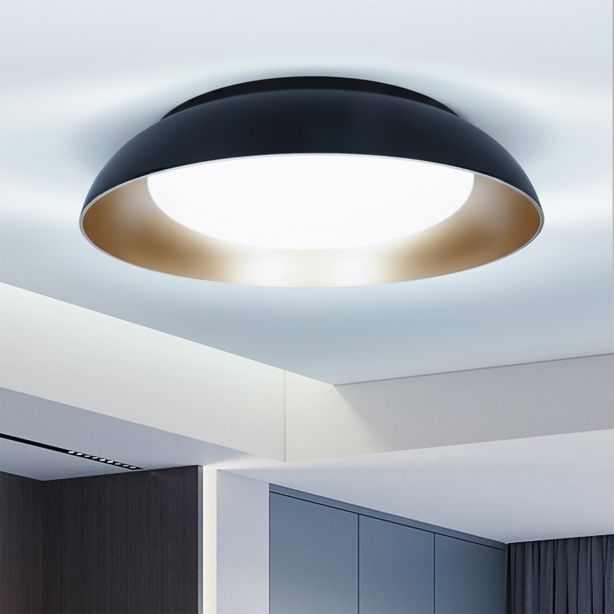 Brilagi - LED-dimmbare Deckenleuchte ALVA LED/48W/230V 3000-6500K Ø 51 cm schwarz + Fernbedienung