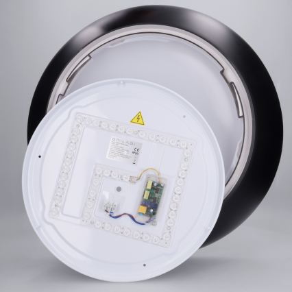 Brilagi - LED-dimmbare Deckenleuchte ALVA LED/48W/230V 3000-6500K Ø 51 cm schwarz + Fernbedienung