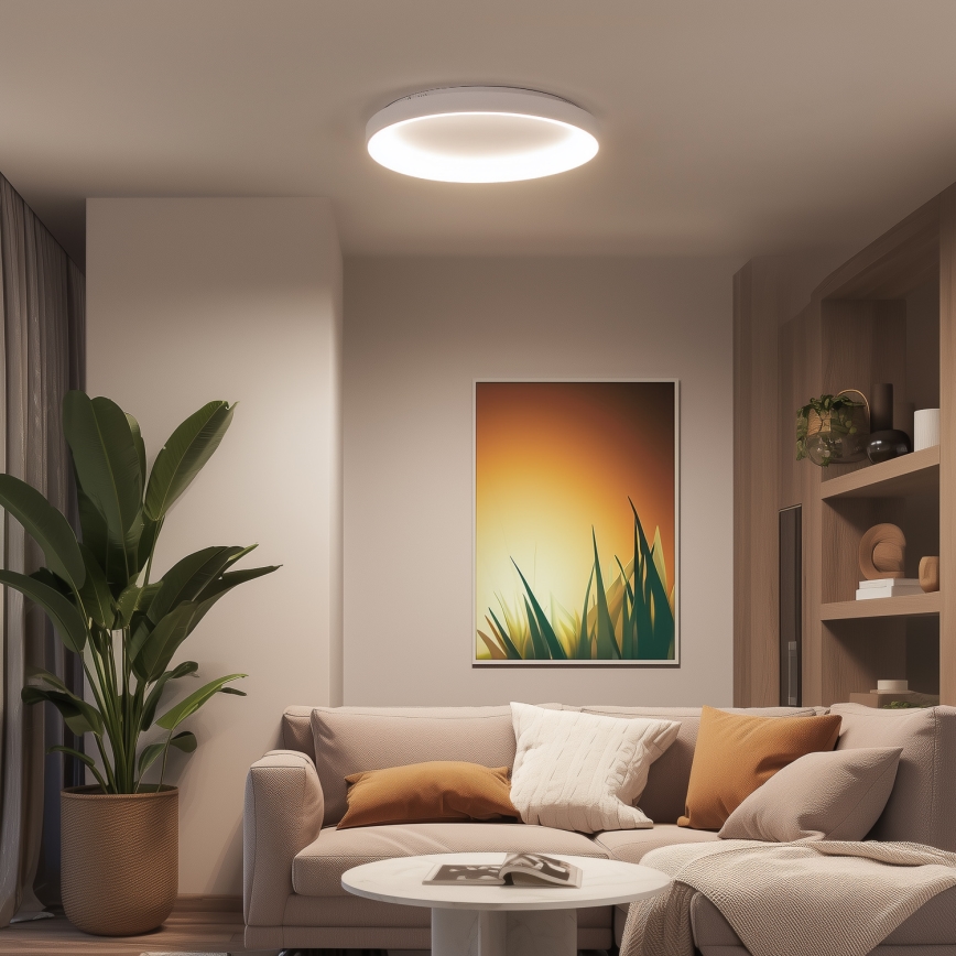 Brilagi - dimmbare LED-Deckenleuchte FALCON II LED/108W/230V 3000-6500K Ø 80 cm weiß + Fernbedienung