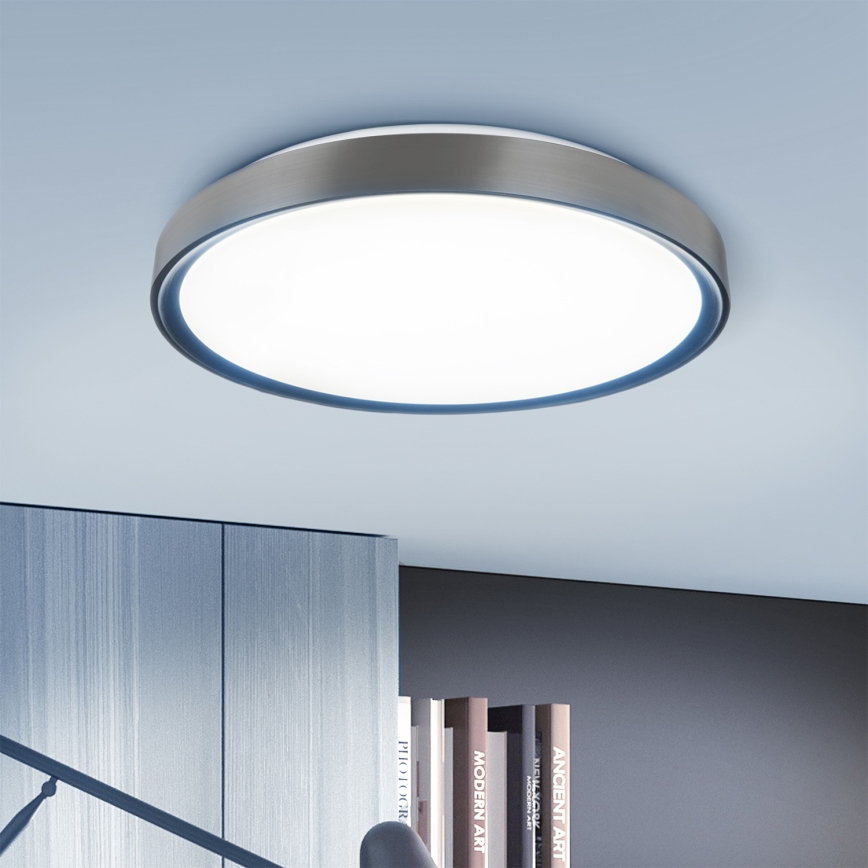 Brilagi - dimmbare LED-Deckenleuchte FANCIA LED/48W/230V 3000-6500K Ø 39 cm Anthrazit + Fernbedienung