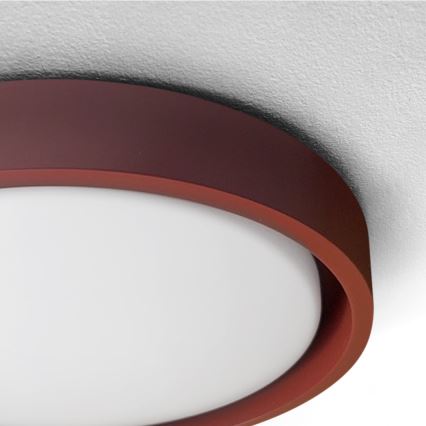 Brilagi - dimmbare LED-Deckenleuchte MATTEO LED/48W/230V 3000-6500K Ø 41 cm rot + Fernbedienung