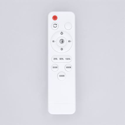 Brilagi - dimmbare LED-Deckenleuchte MATTEO LED/48W/230V 3000-6500K Ø 41 cm rot + Fernbedienung