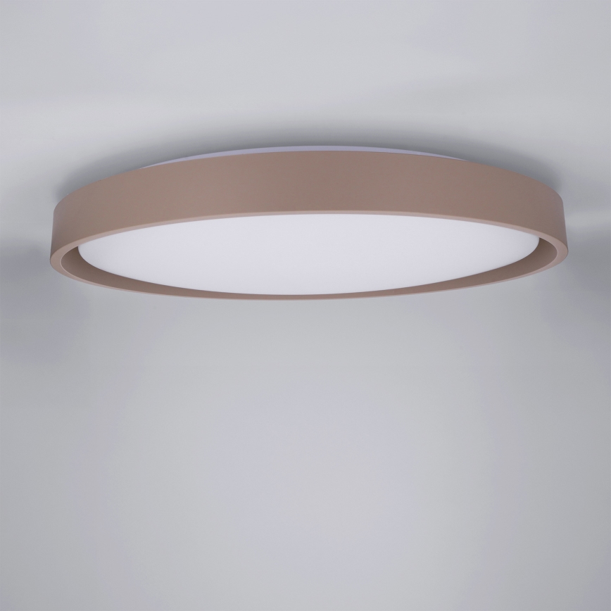 Brilagi - dimmbare LED-Deckenleuchte MATTEO LED/60W/230V 3000-6500K Ø 51,5 cm Taupe + Fernbedienung