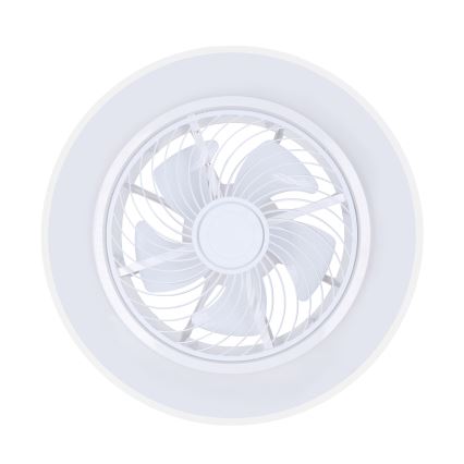 Brilagi - LED-dimmbare Deckenleuchte mit Ventilator LED/30W/230V 3000-6500K Ø 50 cm weiß + Fernbedienung