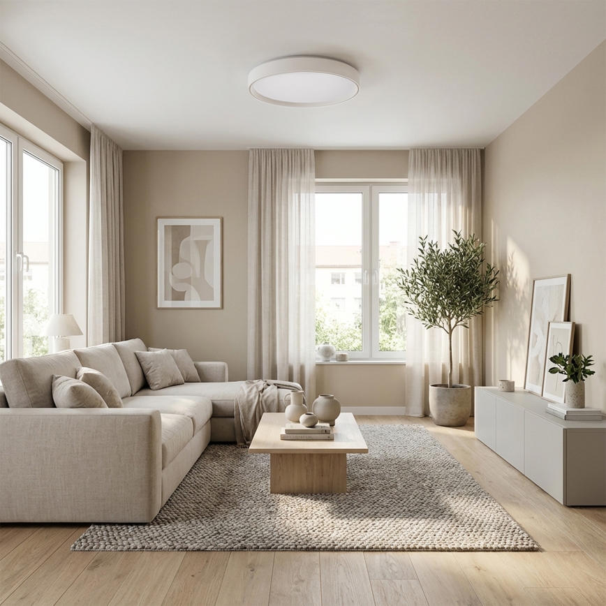 Brilagi - Dimmbare LED-Deckenleuchte NANCI LED/60W/230V 3000-6500K Ø 49 cm weiß + Fernbedienung