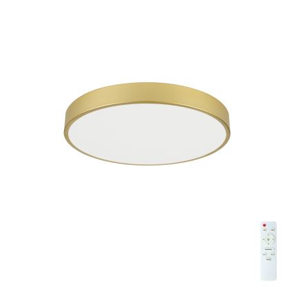 Brilagi - Dimmbare LED-Deckenleuchte POOL LED/60W/230V 3000-6000K Ø 60 cm goldfarben + Fernbedienung