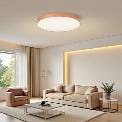 BRILAGI - LED-dimmbare Deckenleuchte POOL SMART LED/100W/230V 3000-6000K Ø 80 cm Wi-Fi Tuya kupferfarben + Fernbedienung