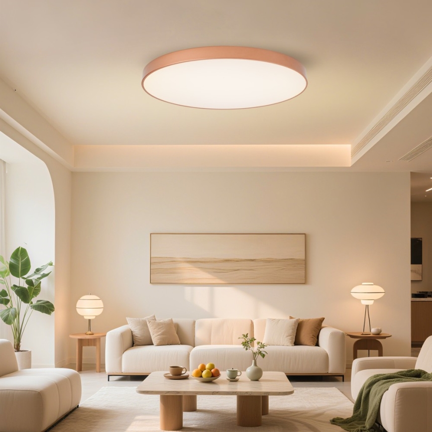 BRILAGI - dimmbare LED-Deckenleuchte POOL SMART LED/128W/230V 100 cm 3000-6000K Wi-Fi Tuya bronzefarben + Fernbedienung