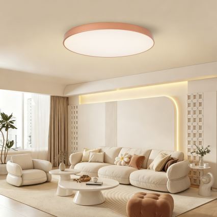 BRILAGI - dimmbare LED-Deckenleuchte POOL SMART LED/128W/230V 100 cm 3000-6000K Wi-Fi Tuya bronzefarben + Fernbedienung