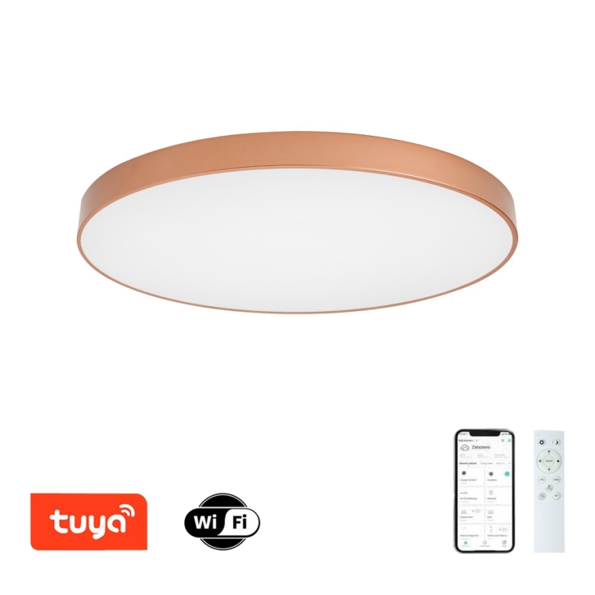 BRILAGI - dimmbare LED-Deckenleuchte POOL SMART LED/128W/230V 100 cm 3000-6000K Wi-Fi Tuya bronzefarben + Fernbedienung