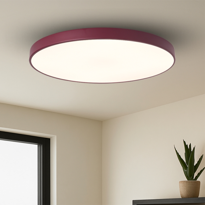 Brilagi - Dimmbare LED-Poolleuchte POOL SMART LED/128W/230V Ø 100 cm Wi-Fi Tuya + Fernbedienung burgunderrot