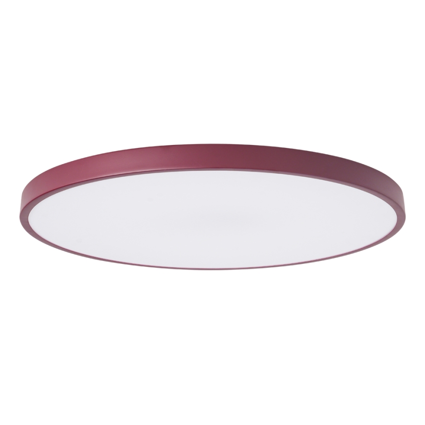 Brilagi - dimmbare LED-Leuchte POOL SMART LED/128W/230V Ø 100 cm 3000-6000K Wi-Fi Tuya + Fernbedienung burgunderrot