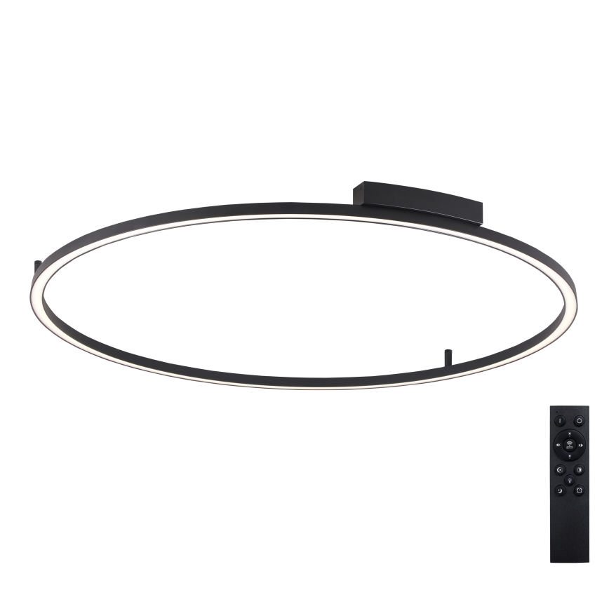 Brilagi - dimmbare Deckenleuchte PORTOFINO LED/85W/230V 3000-6000K Ø 120 cm schwarz + Fernbedienung