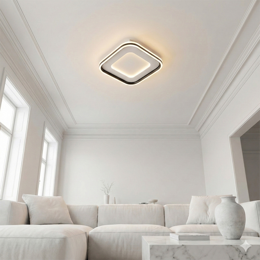 Brilagi - dimmbare LED-Deckenleuchte TRIVARO LED/88W/230V 3000-6000K 40x40 cm + Fernbedienung