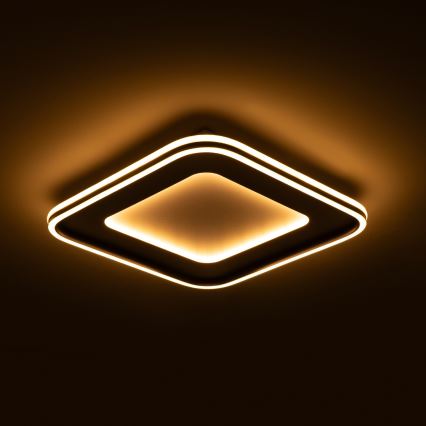 Brilagi - dimmbare LED-Deckenleuchte TRIVARO LED/88W/230V 3000-6000K 40x40 cm + Fernbedienung