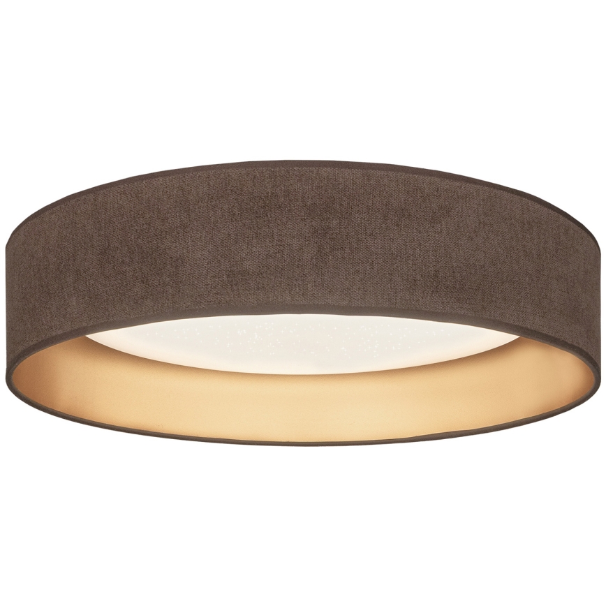 Brilagi - dimmbare LED-Deckenleuchte VELVET SMARTIX STARS LED/24W/230V 3000-6000K Ø 45 cm braun/gold Wi-Fi Tuya Beacon + Fernbedienung