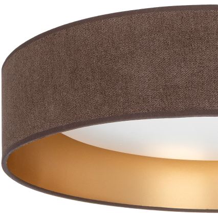 Brilagi - dimmbare LED-Deckenleuchte VELVET SMARTIX STARS LED/24W/230V 3000-6000K Ø 45 cm braun/gold Wi-Fi Tuya Beacon + Fernbedienung