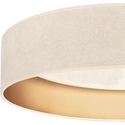 BRILAGI - LED-dimmbare Deckenleuchte VELVET SMARTIX STARS LED/36W/230V 3000-6000K Ø 55 cm creme/gold Wi-Fi Tuya Beacon + Fernbedienung