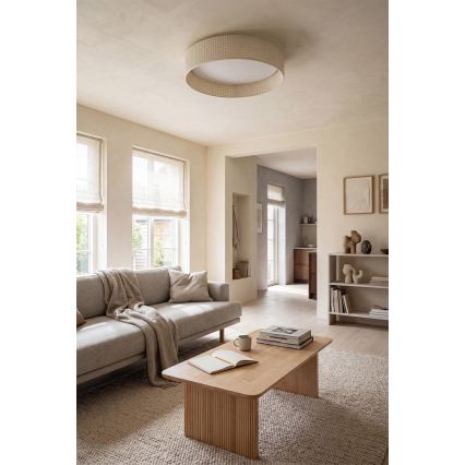 Brilagi - LED-dimmbare Deckenleuchte VELVET SMARTIX STARS LED/36W/230V 3000-6000K Ø 55 cm cremefarben Wi-Fi Tuya Beacon + Fernbedienung