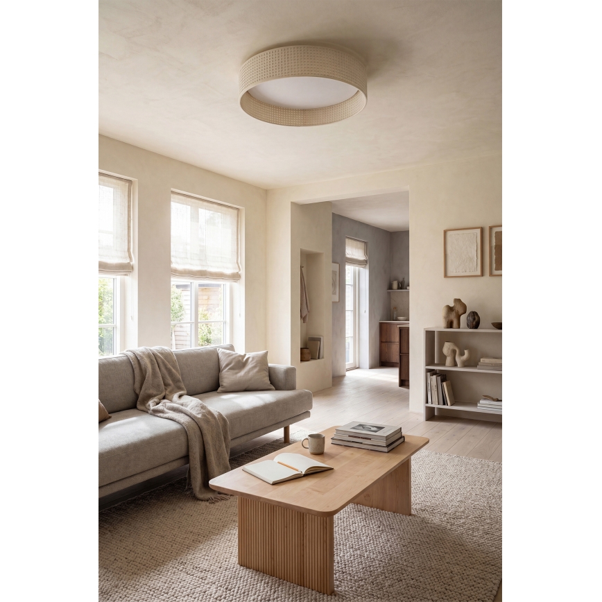 Brilagi - LED-dimmbare Deckenleuchte VELVET SMARTIX STARS LED/36W/230V 3000-6000K Ø 55 cm cremefarben Wi-Fi Tuya Beacon + Fernbedienung