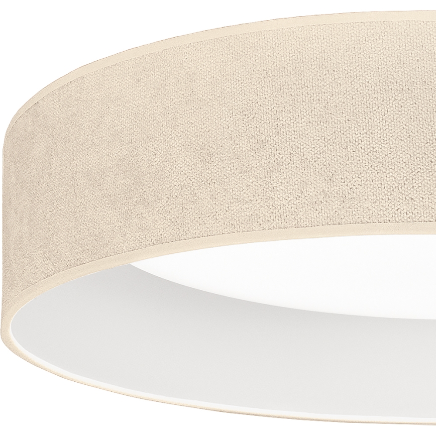 BRILAGI - dimmbare LED-Deckenleuchte VELVET SMARTIX LED/24W/230V 3000-6000K Ø 45 cm cremefarben Wi-Fi Tuya Beacon + Fernbedienung