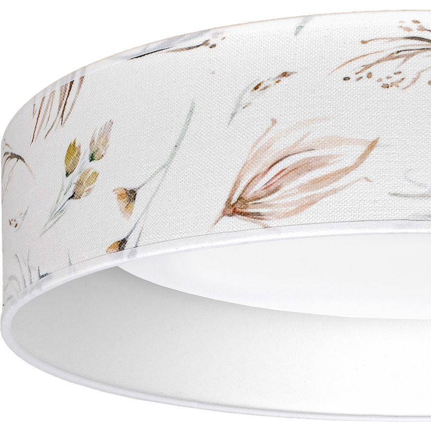 Brilagi - LED dimmbare Deckenleuchte VELVET SMARTIX LED/24W/230V 3000–6000K Ø45 cm weiß mit Blumenmuster Wi‑Fi Tuya Beacon + Fernbedienung