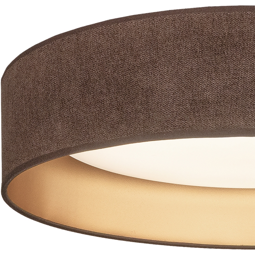 Brilagi - dimmbare LED-Deckenleuchte VELVET SMARTIX LED/36W/230V 3000–6000K Ø 55 cm braun/gold Wi‑Fi Tuya Beacon + Fernbedienung