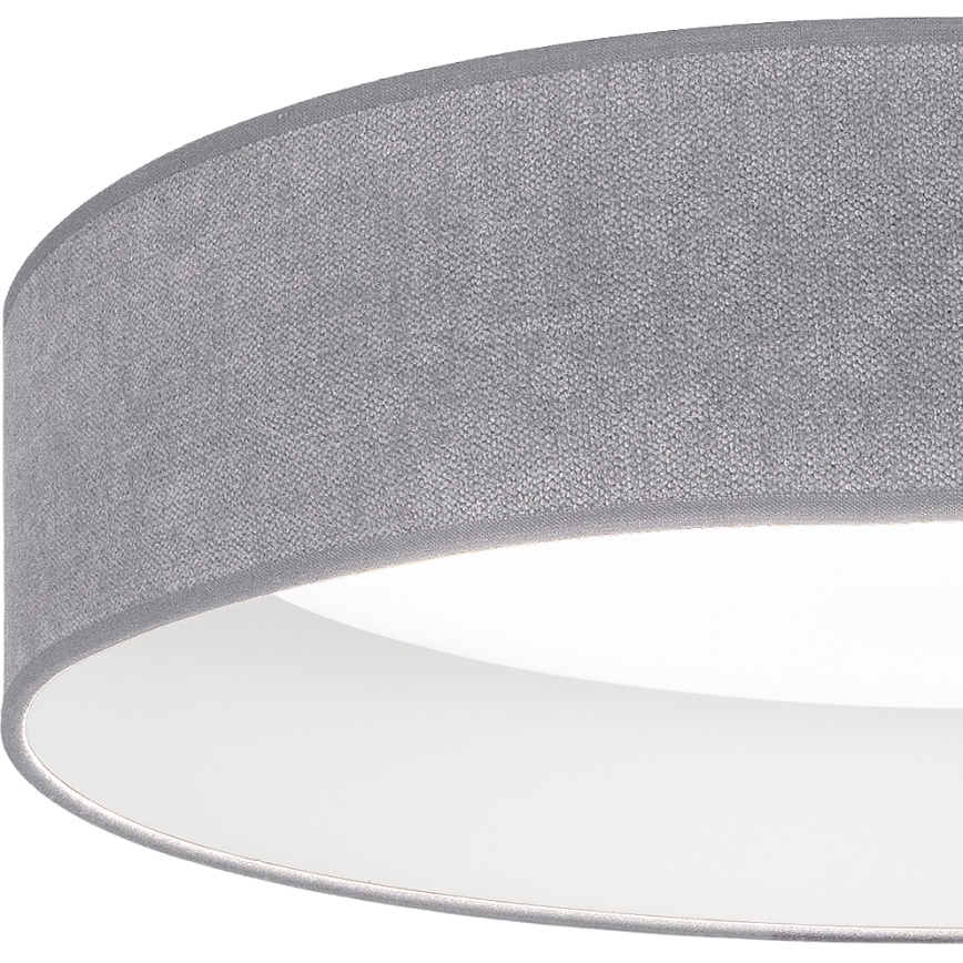 Brilagi - LED-dimmbare Deckenleuchte VELVET SMARTIX LED/36W/230V 3000–6000K Ø 55 cm grau Wi-Fi Tuya Beacon + Fernbedienung