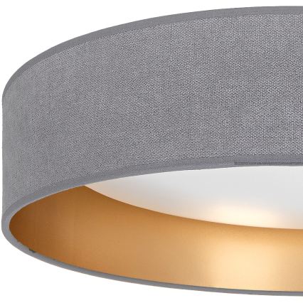 Brilagi - LED-dimmbare Deckenleuchte VELVET SMART VARI LED/24W/230V 3000-6500K Ø 45 cm grau/gold + Fernbedienung
