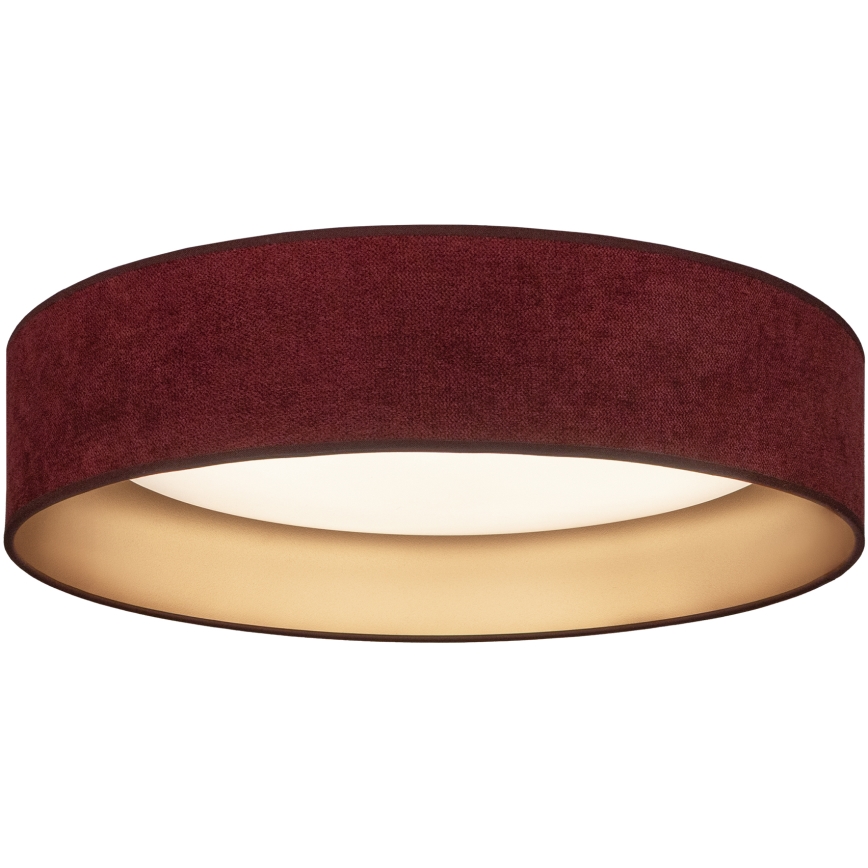 Brilagi - LED-dimmbare Deckenleuchte VELVET SMART VARI LED/24W/230V 3000–6500K Ø 45 cm weinrot/gold + Fernbedienung