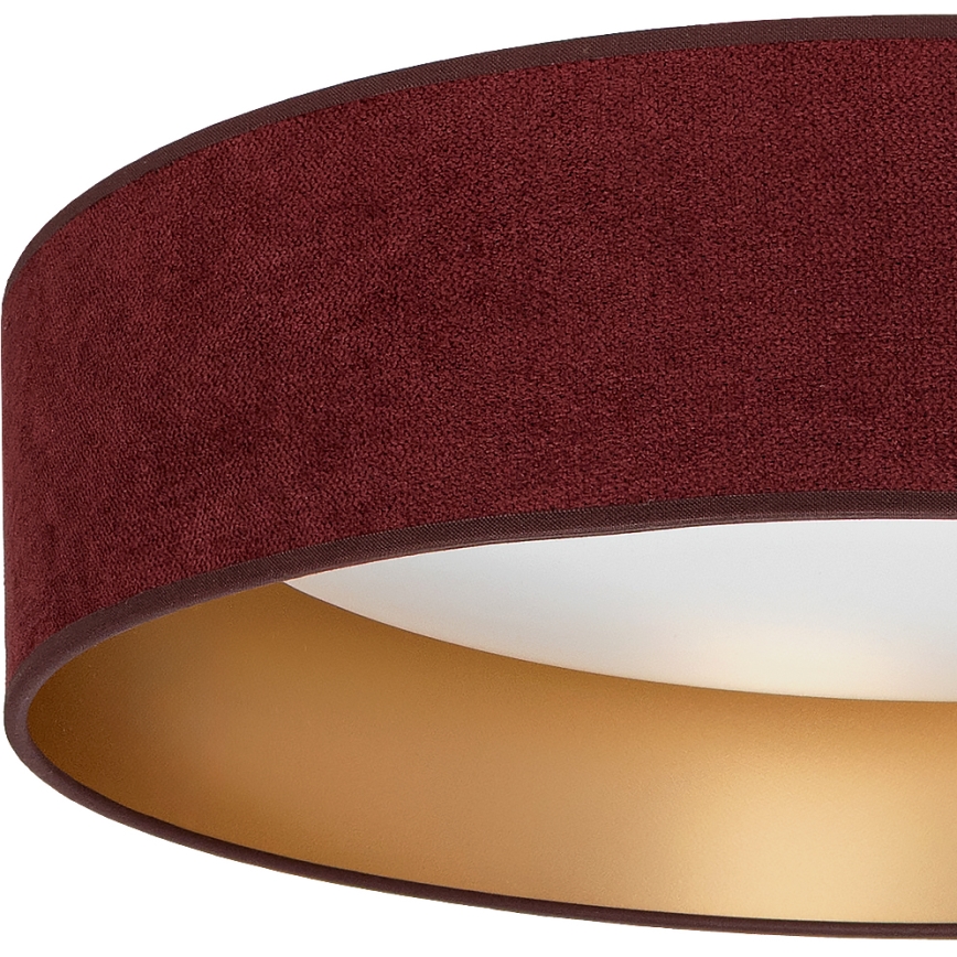 Brilagi - LED-dimmbare Deckenleuchte VELVET SMART VARI LED/24W/230V 3000–6500K Ø 45 cm weinrot/gold + Fernbedienung