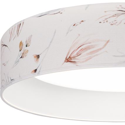 Brilagi - LED-dimmbare Deckenleuchte VELVET SMART VARI LED/24W/230V 3000–6500K Ø 45 cm weiß/Blumen + Fernbedienung