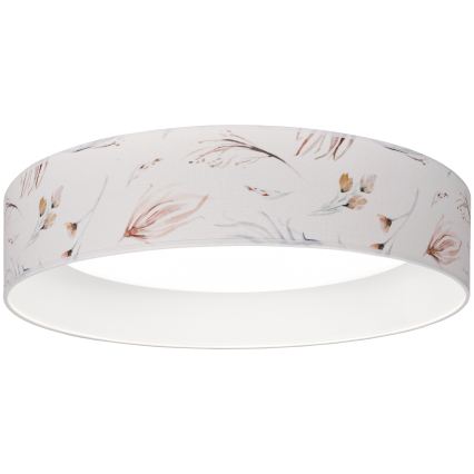 Brilagi - LED-dimmbare Deckenleuchte VELVET SMART VARI LED/24W/230V 3000–6500K Ø 45 cm weiß/Blumen + Fernbedienung