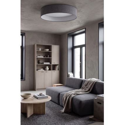 BRILAGI - LED dimmbare Deckenleuchte VELVET SMART VARI LED/36W/230V 3000–6500K Ø 55 cm grau + Fernbedienung
