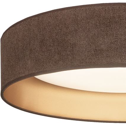 BRILAGI - dimmbare LED-Deckenleuchte VELVET SMART VARI LED/36W/230V 3000-6500K Ø 55 cm braun/gold + Fernbedienung