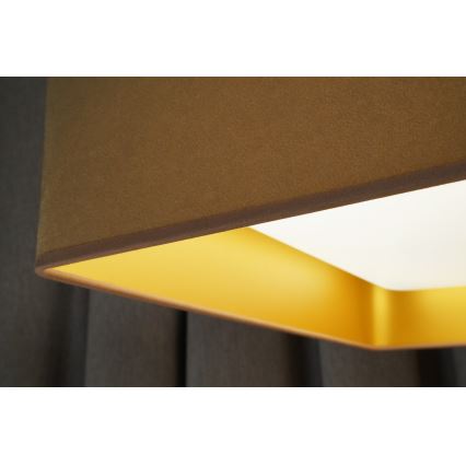 Brilagi - LED dimmbare Deckenleuchte VELVET SQUARE SMART LED/36W/230V 60x60 cm 2700-6500K Wi-Fi Tuya + Fernbedienung beige