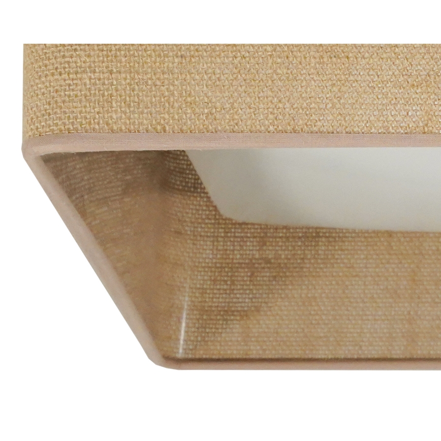 Brilagi - dimmbare LED-Deckenleuchte VELVET SQUARE SMART LED/36W/230V 60x60 cm 2700-6500K Wi-Fi Tuya + Fernbedienung braun