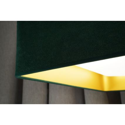 Brilagi - Dimmbare LED-Deckenleuchte VELVET SQUARE SMART LED/36W/230V 60x60 cm 2700-6500K Wi-Fi Tuya + Fernbedienung grün