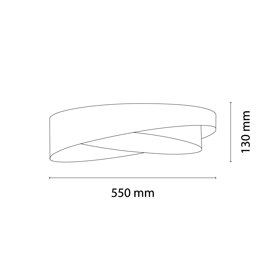 BRILAGI - Dimmbare LED-Deckenleuchte VELVET TWIST LED/36W/230V 3000-6000K Ø 65 cm Wi-Fi Tuya Beacon grün/gold + Fernbedienung