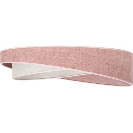 BRILAGI - LED dimmbare Deckenleuchte VELVET TWIST LED/36W/230V 3000-6000K Ø 65 cm Wi-Fi Tuya Beacon rosa/creme + Fernbedienung
