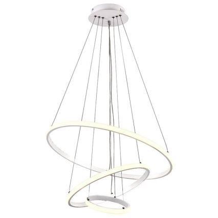 Brilagi - dimmbare LED-Hängeleuchte an Stahlseil CIRCLE LED/90W/230V 3000-6500K Ø 60 cm + Fernbedienung