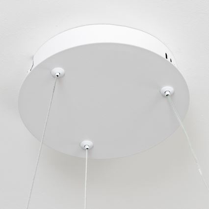 Brilagi - LED dimmbare Pendelleuchte an Kabel FALCON II LED/67W/230V 3000-6500K Ø 40 cm weiß + Fernbedienung
