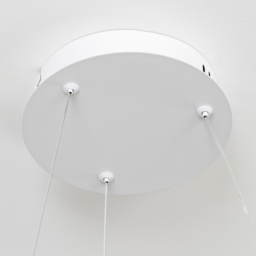 Brilagi - LED dimmbare Pendelleuchte an Kabel FALCON II LED/67W/230V 3000-6500K Ø 40 cm weiß + Fernbedienung