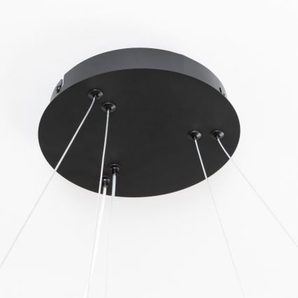 Brilagi - LED-dimmbare Seilpendelleuchte FALCON SLIM LED/68W/230V 3000-6500K Ø 50 cm schwarz + Fernbedienung