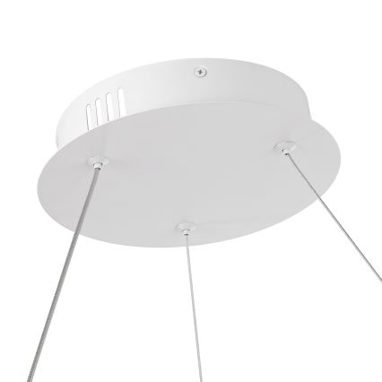 Brilagi - Dimmbarer LED-Kronleuchter mit Kabelaufhängung TWISTER LED/105W/230V 3000-6000K Ø 100 cm weiß + Fernbedienung